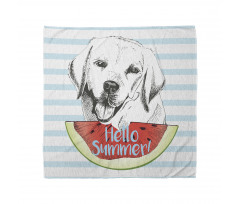 Hello Summer Words Sketch Bandana