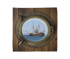 Ship Window with Cruise Bandana