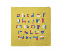 Geometric Small Letters Bandana