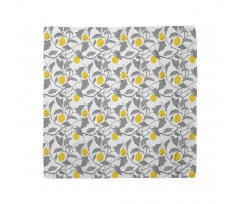 Greyscale Spring Tree Branch Bandana