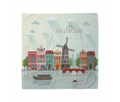 Colorful Houses Waterside Bandana