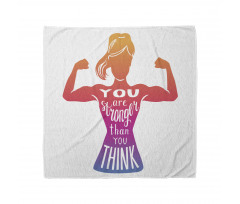 Fitness Strong Woman Bandana