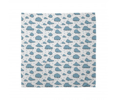 Rain Drops and Clouds Bandana