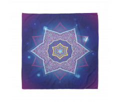 Yoga Bandana Neon Renkler İçinde Dekoratif Mandala Desenli