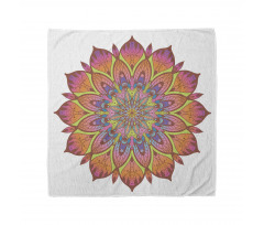 Vintage Bandana Rengarenk Mandala Desenli Dekoratif Dizayn