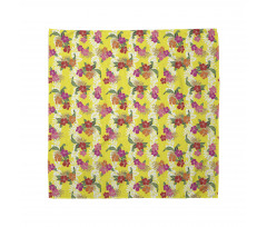 Tropical Flowers Art Bandana