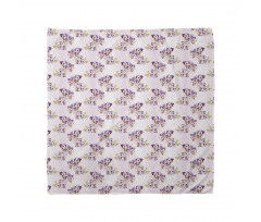 Oriental Flowers Ombre Bandana