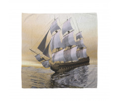 Ship Sailing on Ocean Bandana