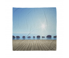 Sky Pier Calm Water Stones Bandana