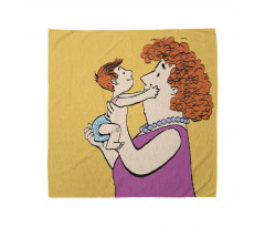 Woman with Her Grandkid Bandana