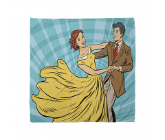 Dancing Romantic Retro Couple Bandana