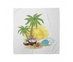 Coconut Drink Palms Bandana