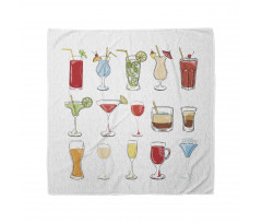 Alcoholic Drinks Art Bandana