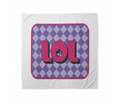 Laugh out Loud Checkered Bandana