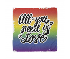 Pride Slogan Bandana