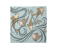 Floating Fish in the Sea Bandana