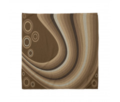 Abstract Wavy Lines Retro Bandana