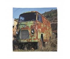 Damaged Old Green Van Bandana