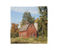 Old Barn Silo with Trees Bandana