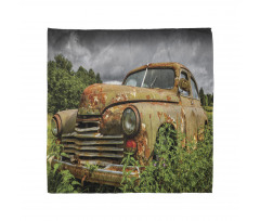 Discarded Rusty Junk Car Bandana