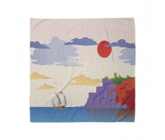 Coastal Landscape Ship Bandana