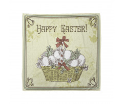 Vintage Ribbon Basket Eggs Bandana