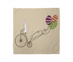 Bunny on Bike Egg Balloons Bandana