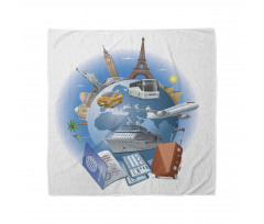 Business Travel Planet Earth Bandana