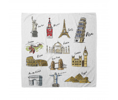 Famous Landmarks Tourism Bandana