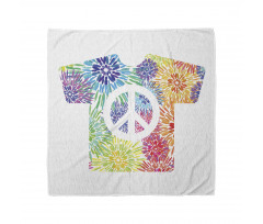 T-Shirt Design Hippie Style Bandana