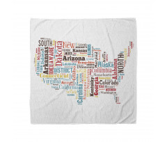 Map Cities Towns Names Bandana