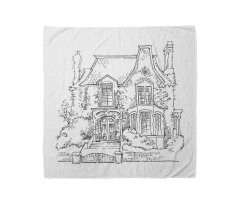 Gothic Mansion Art Bandana