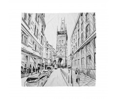 Prague City Sketch Bandana