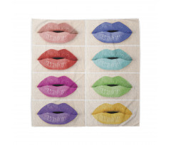 Several Color Lips Palette Bandana