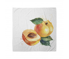 Watercolor Half Apricot Bandana