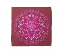 Ombre Elephant Ring Flower Bandana