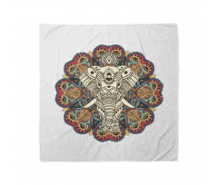 Exotic Vivid Tiled Elephant Bandana