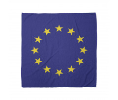 Simple European Union Flag Bandana