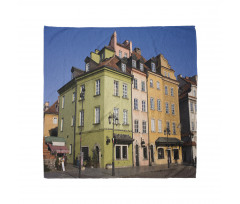 Poland Old Town Houses Scene Bandana