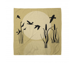 Flying Birds over Lake Sun Bandana