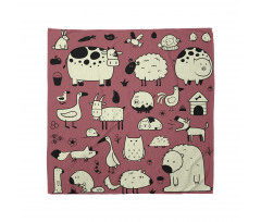 Nursery Childish Animals Bandana