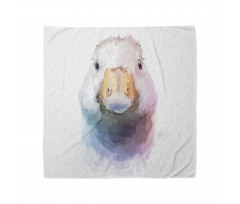 Watercolor Goose Face Bandana