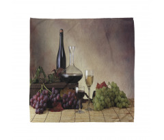 Grapes Wines Bottles Glasses Bandana