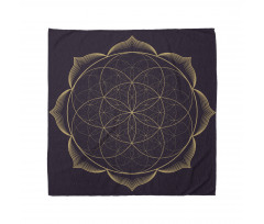 Geometry Art Flower Bandana