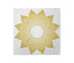 Circle Sun Looking Floral Bandana