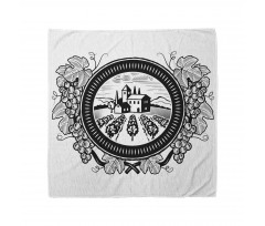 House with Grapeyard in Frame Bandana