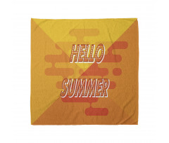 Abstract Design Hello Summer Bandana