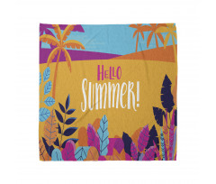 Tropical Beach Hello Summer Bandana