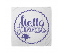 Hello Summer Season Circle Bandana