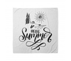 Hello Summer Camping Vacation Bandana